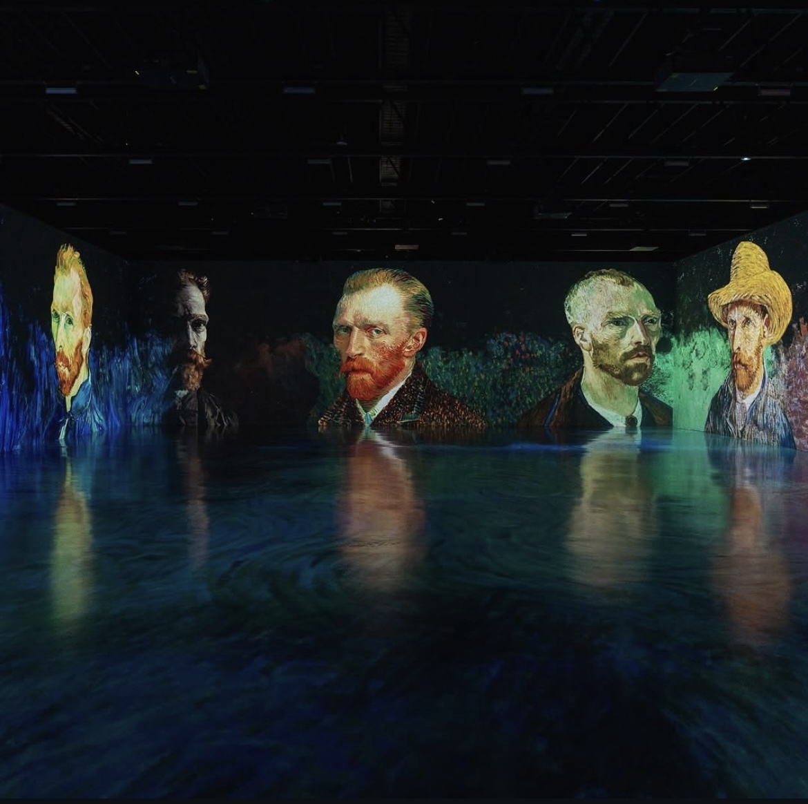 A scene from the interactive projection hall