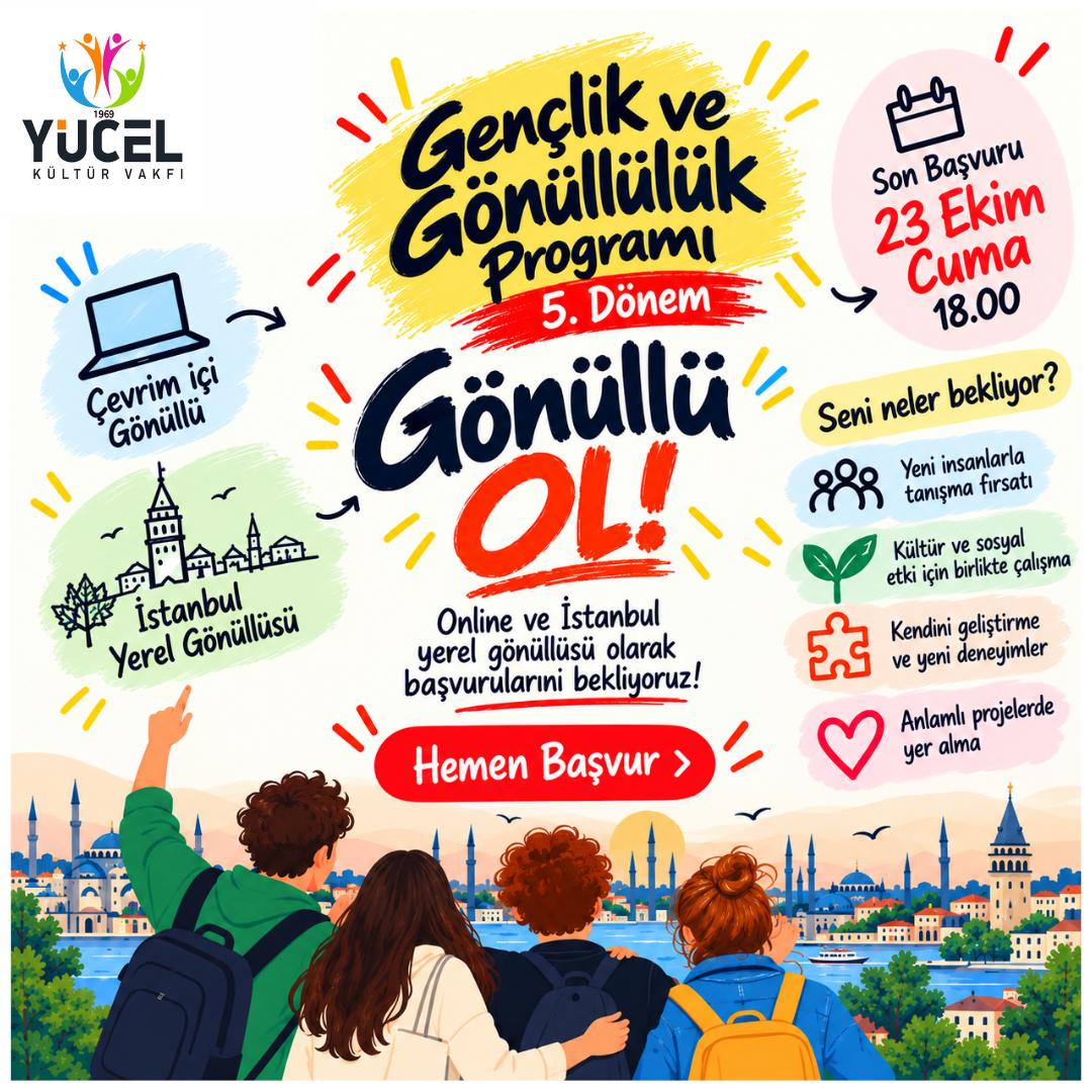 Gençlik ve Gönüllülük Programı - Gönüllü Başvuruları Açıldı!