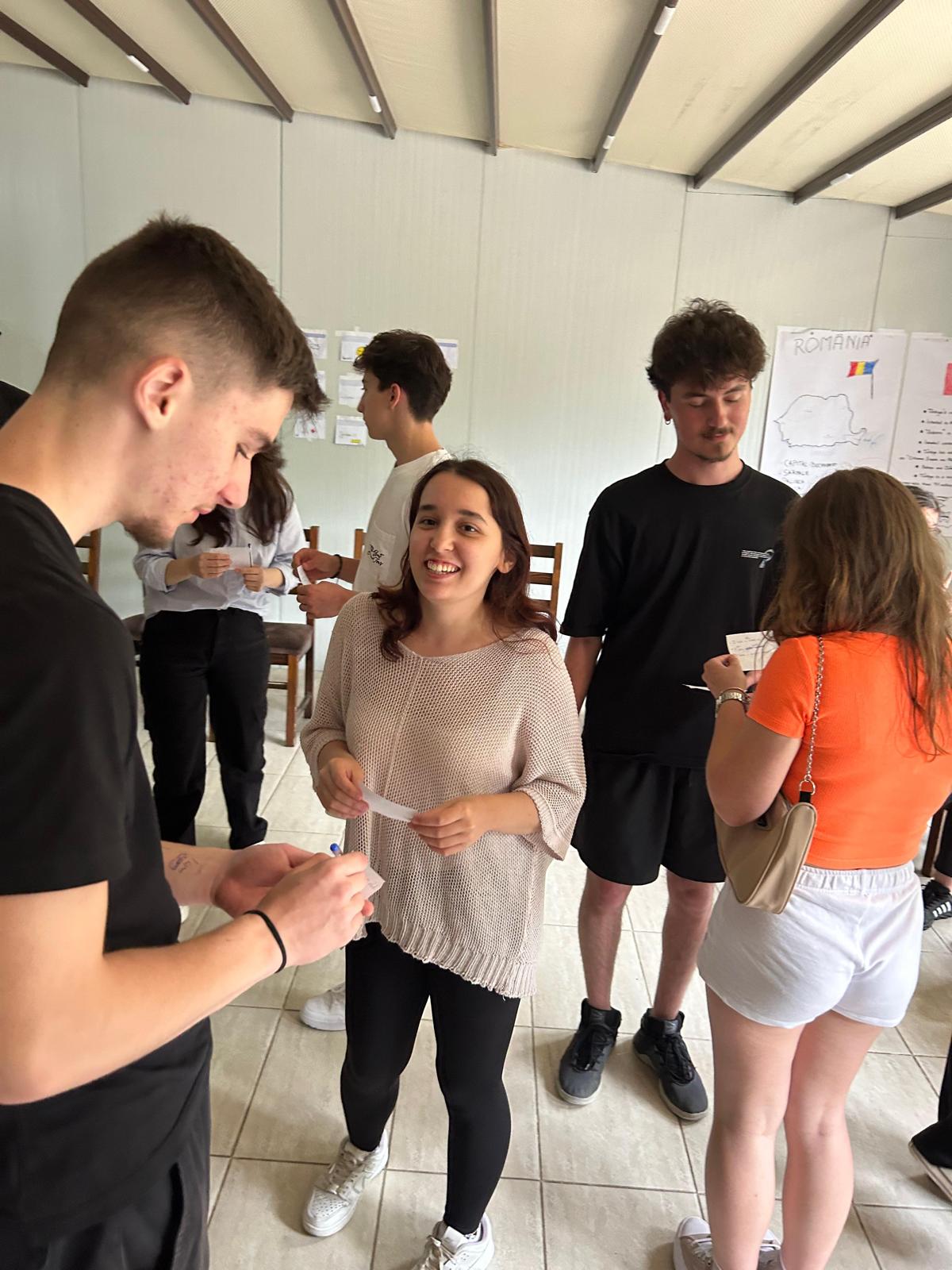 Teamwork and closing activity during the Digital Detox project