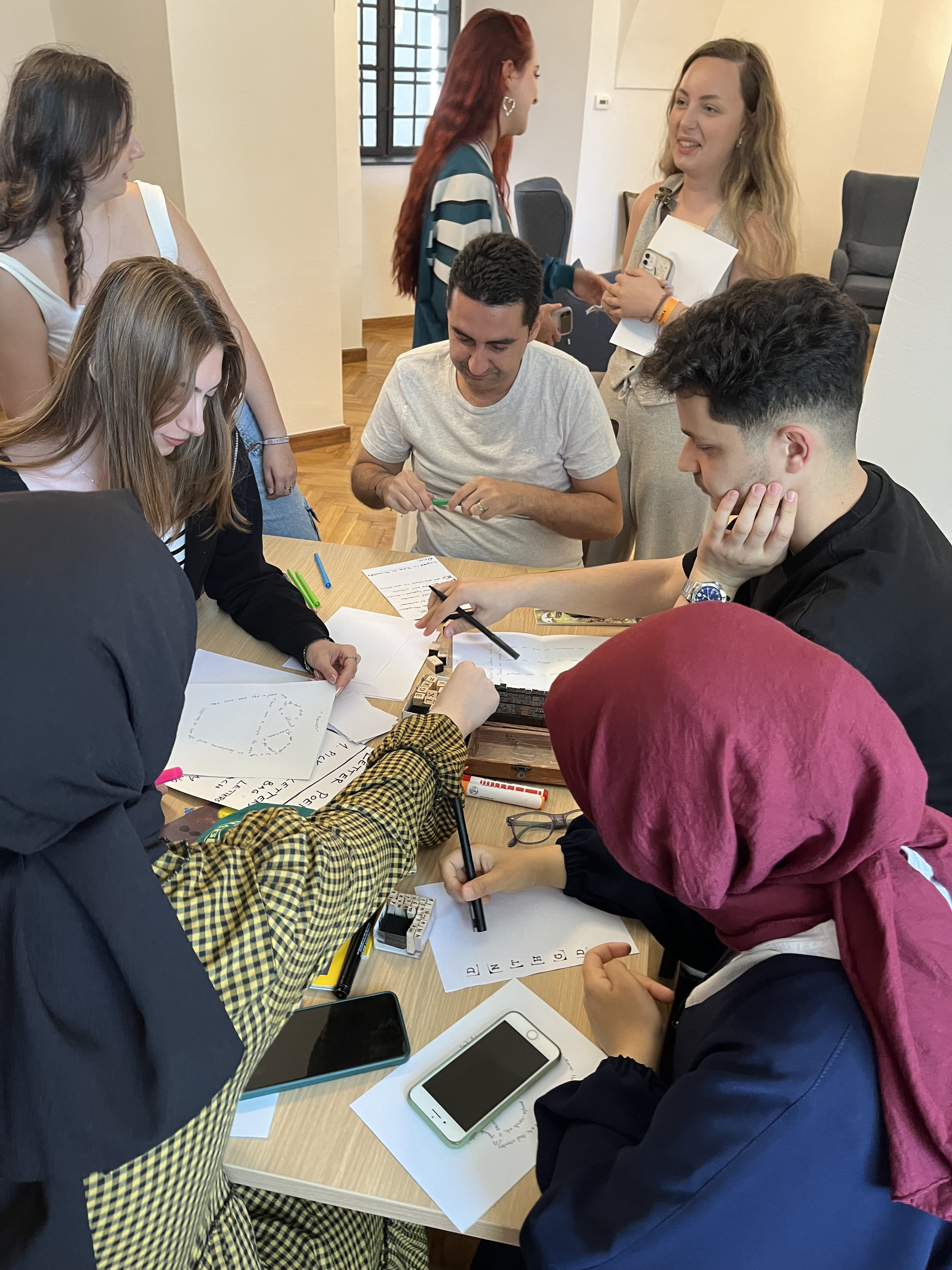 Creativity workshop during the Common Grounds project
