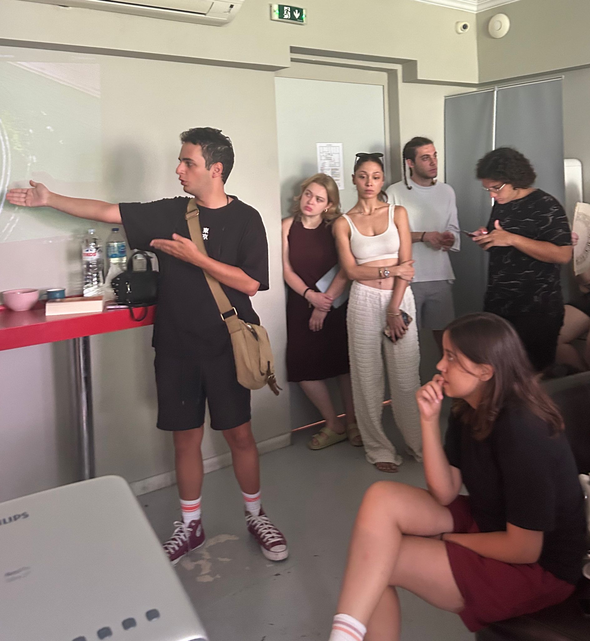 Participants working together during the Green Is the Future project