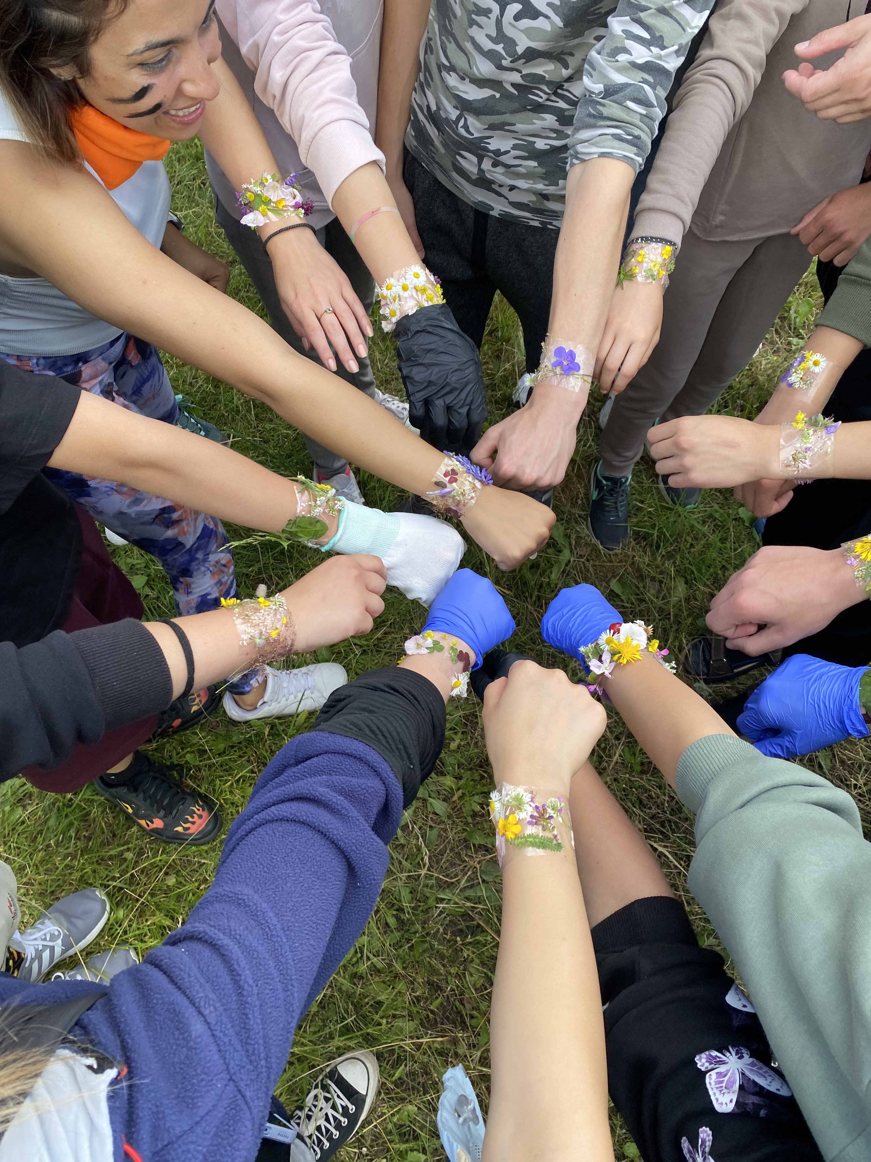 Nature activity with children during GreenScape