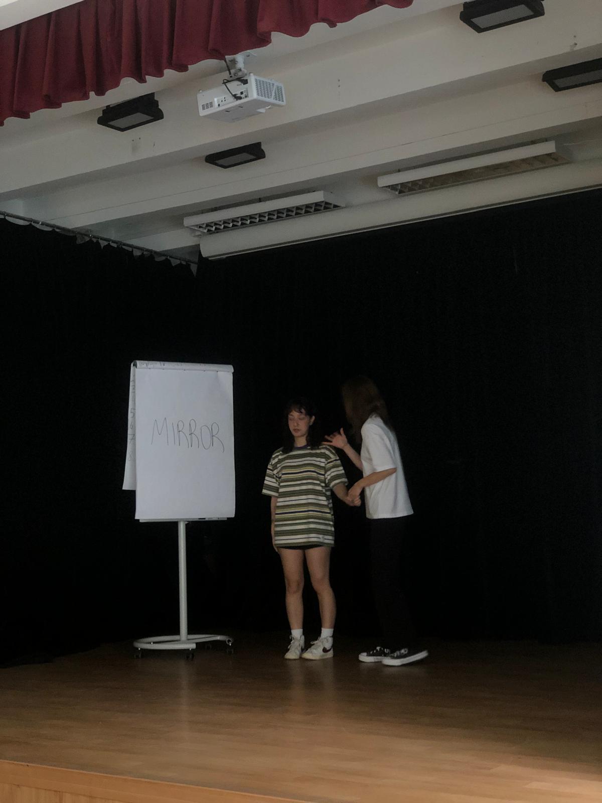 Participants working together during the Mind Matters project